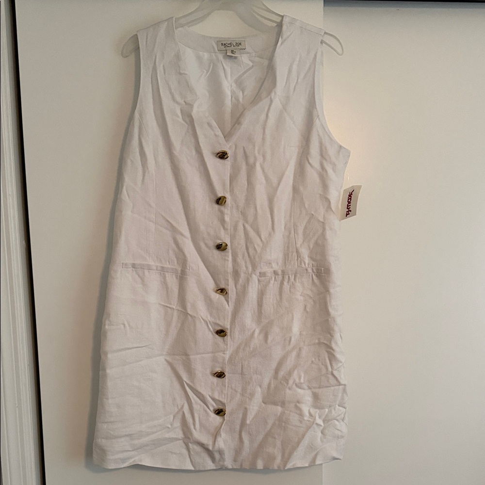 Rachel Zoe Elegant White Sleeveless Top